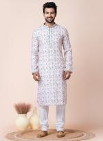 Mono Cotton  Multi Festival Wear Printed Readymade Kurta Pajama